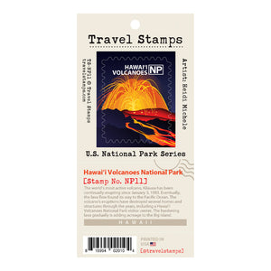 Sticker Travel Stamp: Hawaiʻi Volcanoes National Park