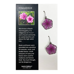Earrings: Pōhuehue