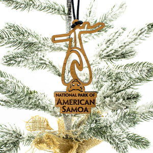 National Park of American Samoa Wood Ornament