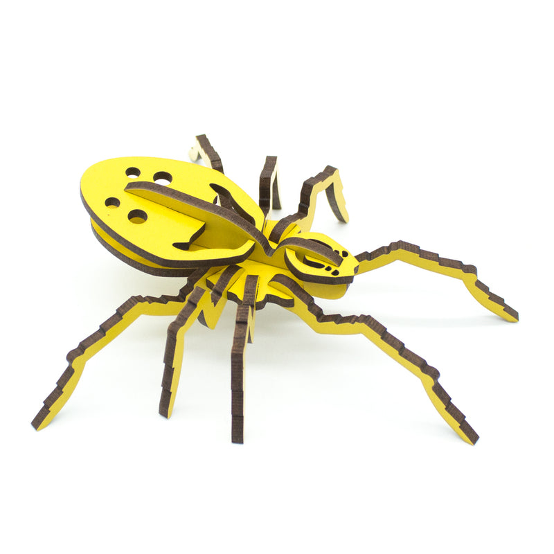 3D Wooden Kit Set: Nananana Makakiʻi, Happy Face Spider – Hawaii