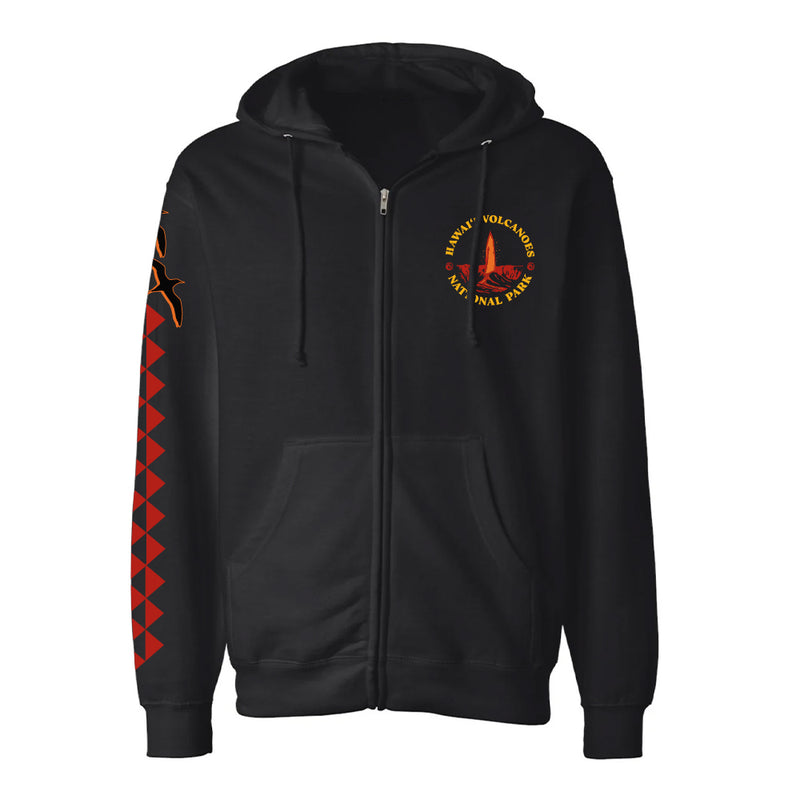 Hawaiʻi Volcanoes National Park Vintage Style Zip Hoodie – Hawaii