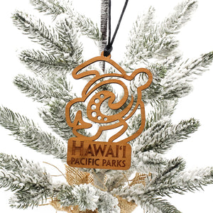 Hawaiʻi Pacific Parks Association Wood Ornament