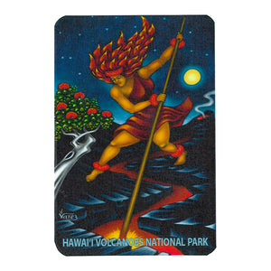 Sticker: Pele with Paʻoa