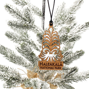 Haleakalā National Park Silversword Wood Ornament