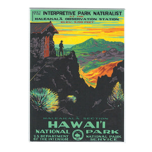 Magnet: WPA Style Haleakalā National Park