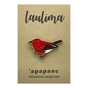 Lapel Pin: ʻApapane