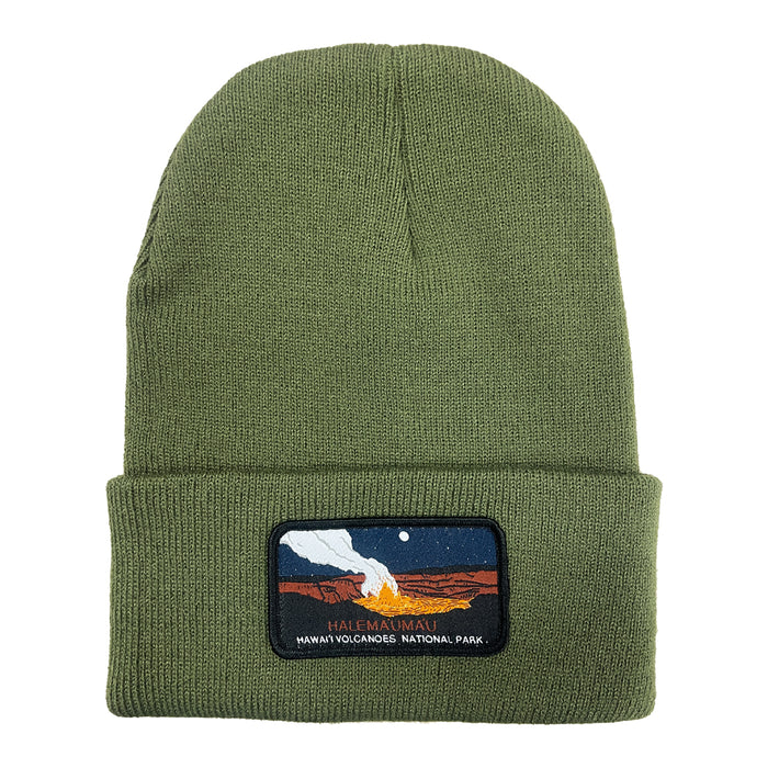 Beanie: Hawai'i Volcanoes National Park: Halemaʻumaʻu