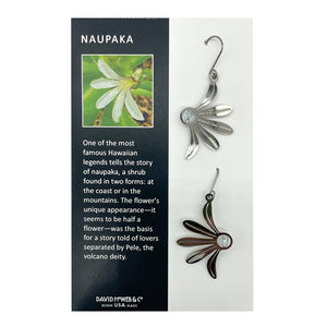 Earrings: Naupaka