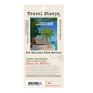 Sticker Travel Stamp: Kaloko-Honokōhau National Historical Park