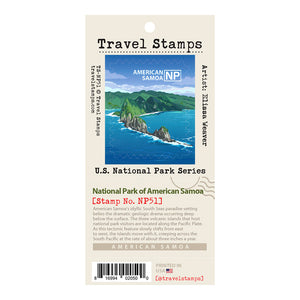 Sticker Travel Stamp: National Park of American Samoa