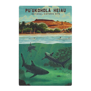 Metal Magnet: Puʻukoholā Heiau National Historic Site Pelekane Bay (Copy)