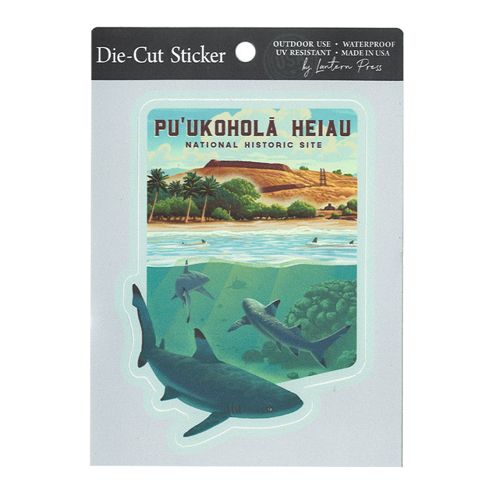 Sticker: Puʻukoholā Heiau National Historic Site Pelekane Bay