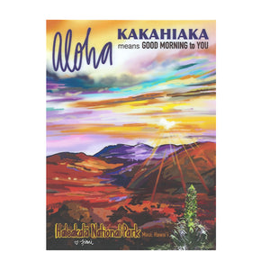 Sticker: Aloha Kakahiaka Means Good Morning To You