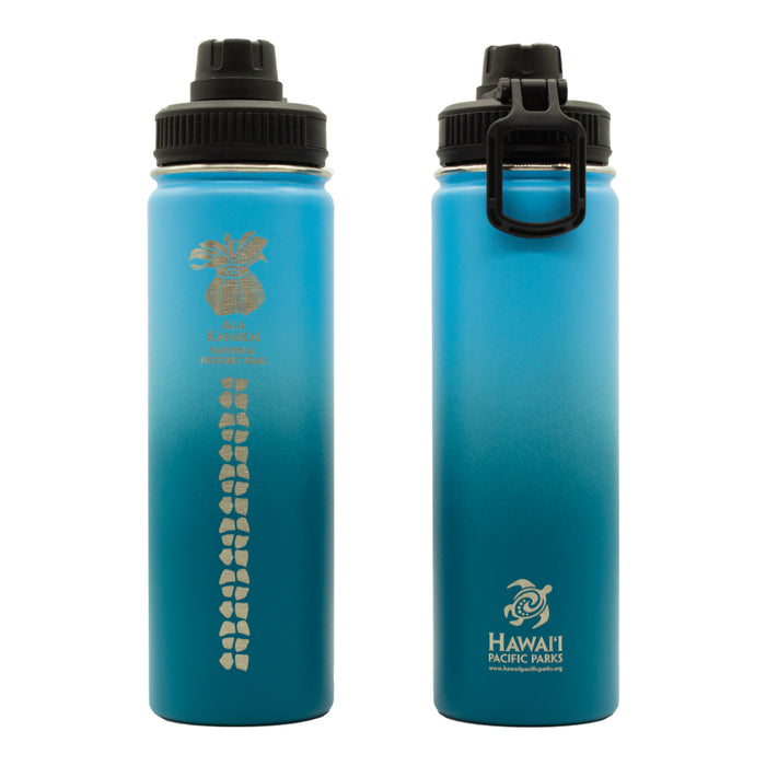 Insulated Water Bottle: Ala Kahakai National Historic Trail Puʻolo