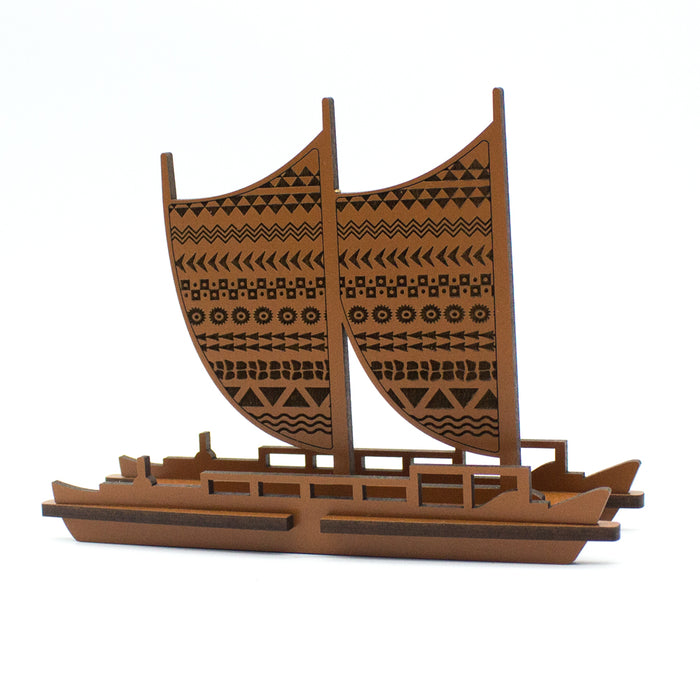 3D Wooden Kit Set: Waʻa, Voyaging Canoe