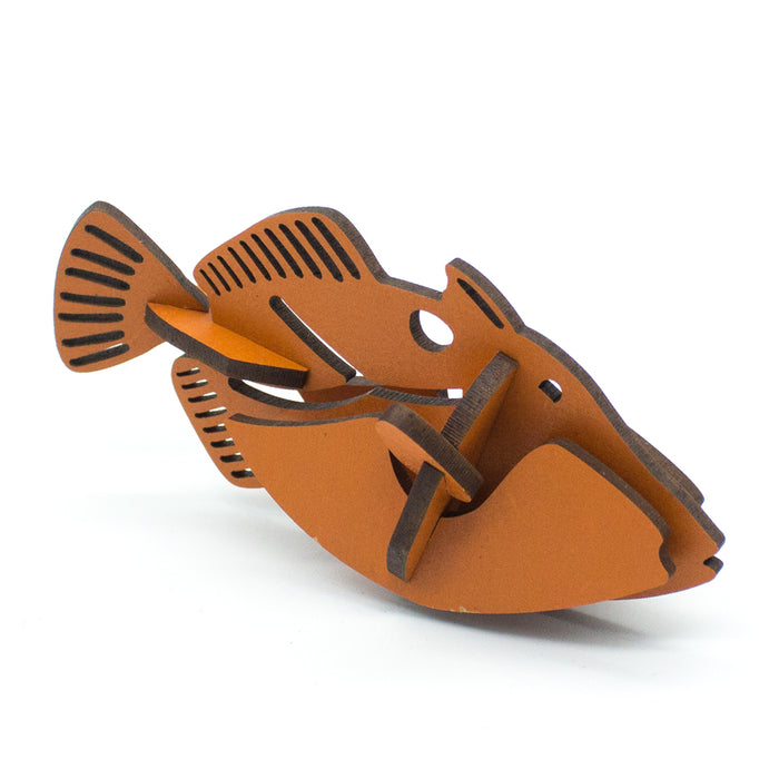 3D Wooden Kit Set: Humuhumunukunukuapuaʻa, Reef Triggerfish