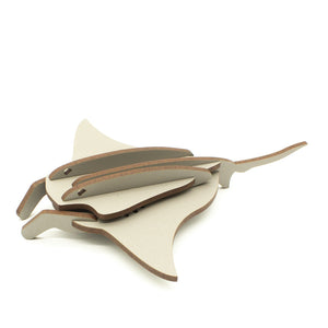 3D Wooden Kit Set: Hāhālua, Manta Ray