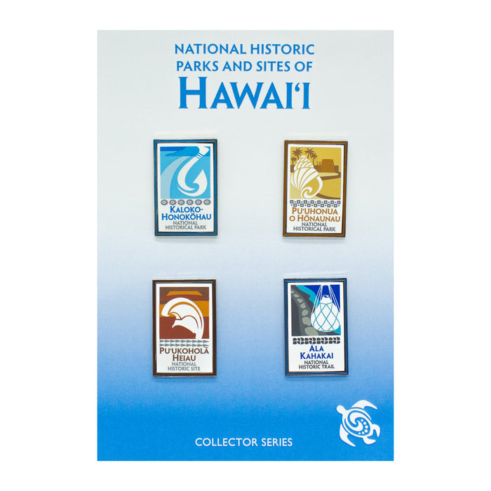 Lapel Pin Set: National Historic Parks and Sites of Hawaiʻi