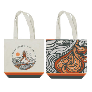 Tote Bag: Hawaiʻi Volcanoes National Park Landscape
