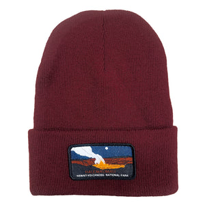 Beanie: Hawai'i Volcanoes National Park: Halemaʻumaʻu