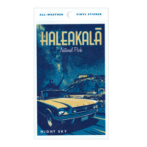 Sticker: Night Sky at Haleakalā National Park
