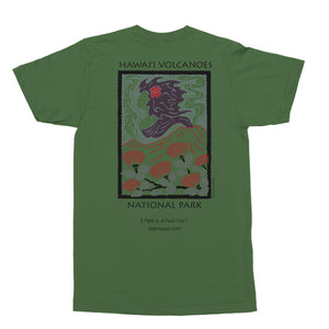 Hawaiʻi Volcanoes National Park Green Pele T-Shirt