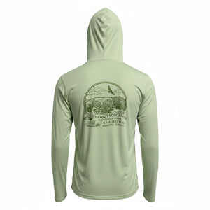Hawaiʻi Volcanoes National Park Kahuku Unit Hooded Long Sleeve Sun Shirt