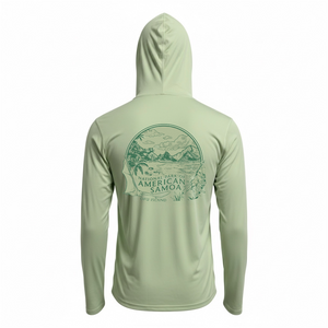 National Park of American Samoa Hooded Long Sleeve Sun Shirt