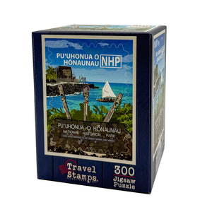 Mini Jigsaw Puzzle: Puʻuhonua o Hōnaunau National Historical Park