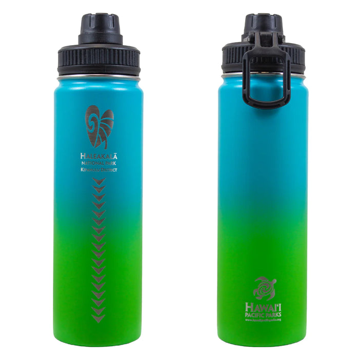 Insulated Water Bottle: Haleakalā National Park Kīpahulu District Taro