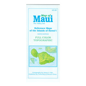 Map: Reference Map of the Islands of Maui: Ninth Edition