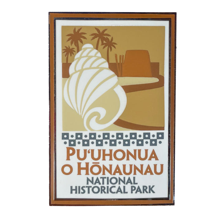 Lapel Pin: Puʻuhonua o Hōnaunau National Historical Park Logo
