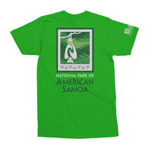 National Park of American Samoa T shirt is a green shirt
