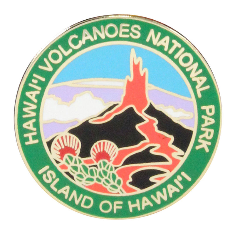 Volcano Pin Lapel Pin: Hawai'i Volcanoes National Park – Hawaii Pacific Parks ...