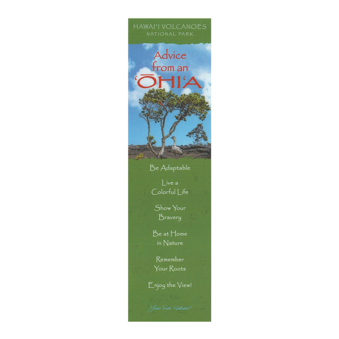 Bookmark: Advice from an ʻŌhiʻa