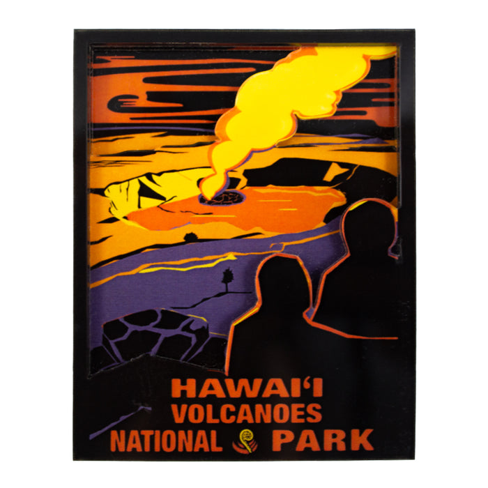 Magnet: Vintage Style Hawaiʻi Volcanoes National Park