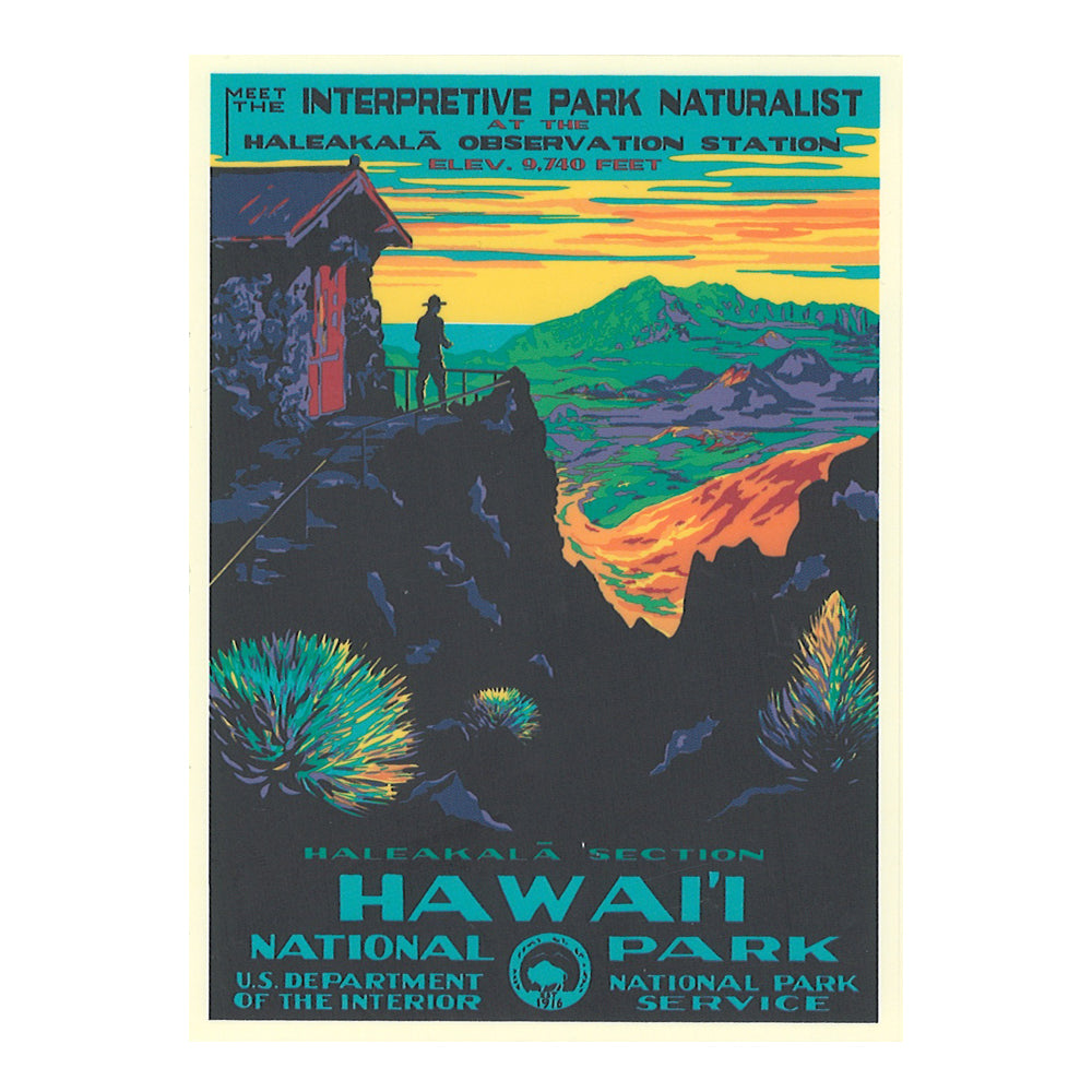 Sticker: WPA Haleakalā National Park – Hawaii Pacific Parks Association