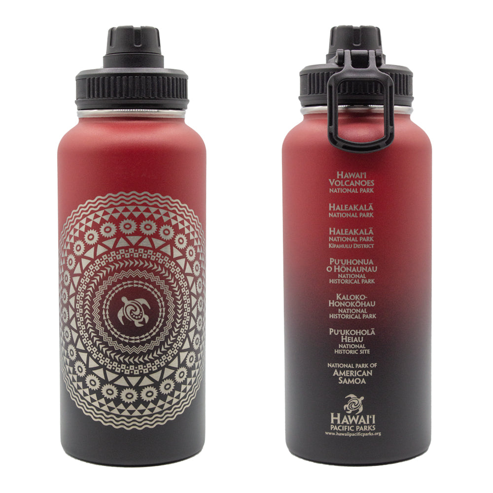 Insulated Water Bottle: Hawaiʻi Pacific Parks Association Mandala